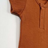 Tiffany Baby Wheat Theme 2'li Yarım Kollu Bebek Body 53008