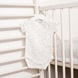 Tiffany Baby Jakarlı Flowering Theme Yarım Kol Bebek Body 57008