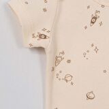 Tiffany Baby Galaxy Organic Theme Yarım Kollu Bebek Body 61008