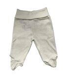 Tiffany Pantolon Patikli Raporlu Basic Theme Ekru