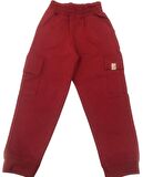 Tiffany Eşofman Altı Kargo Cepli Oversize Theme Kırmızı