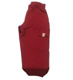 Tiffany Eşofman Altı Kargo Cepli Oversize Theme Kırmızı