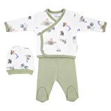 Tiffany Baby Work Machine 3'lü Bebek Zıbın Seti 13078