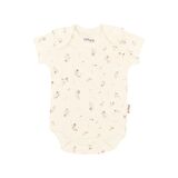 Tiffany Baby Clove Organik Theme Yarım Kol Bebek Body 22008