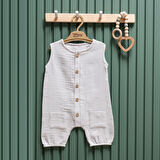 Tiffany Baby Müslin Theme Kısa Atlet Tulum 26023