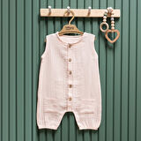 Tiffany Baby Müslin Theme Kısa Atlet Tulum 26023