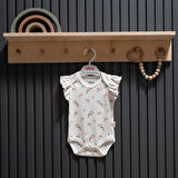 Tiffany Baby Purple Grape Theme Atlet Fırfırlı Body 47009