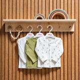 Tiffany Baby Green Plant Theme 3'lü Hırka 48027