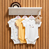 Tiffany Baby Tractor Theme 3'lü Yarım Kol Body 49008