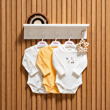 Tiffany Baby Tractor Theme 3'lü Uzun Kol Body 49011