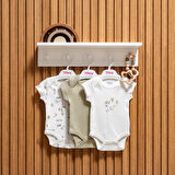 Tiffany Baby Farm Village Theme 3'lü Yarım Kol Body 51008