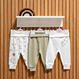 Tiffany Baby Farm Village Theme 3'lü Patiksiz Pantolon 51006