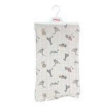 Tiffany Baby Baskılı Müslin Bebek Battaniyesi 79080