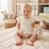 Tiffany Baby Olive Branch Theme Elbise Body 46086