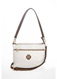 Fossil Beyaz Kadın 25x15x8 cm Saten Çapraz Çanta 05FO24Y5006