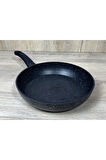 24 cm Granit Tava Siyah