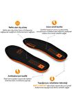 Black Deer Hyper Boost Technology X30 Soft Comfort Siyah-Turuncu Ortopedik Tabanlık