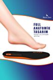 Black Deer Hyper Boost Technology X30 Soft Comfort Siyah-Turuncu Ortopedik Tabanlık