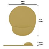 Bilek Destekli Ergonomik Kaymaz Taban Mouse Pad