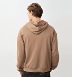 Nors Kvasir Kapüşonlu Sweatshirt Moka Kahve