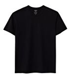 Regular Bisiklet Yaka Tshirt - Siyah