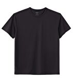 Regular  Bisiklet Yaka Tshirt - Antrasit