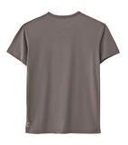 Regular Bisiklet Yaka Tshirt - Vizon