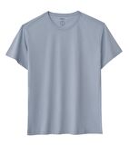 Regular Bisiklet Yaka Tshirt - Açık Mavi