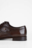 Tamer Tanca Erkek Hakiki Deri Kahverengi Klasik Ayakkabı 183 23502 ERK AYK Y22 KHV BFL/KHV GYK