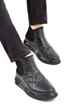 Tamer Tanca Erkek Vegan Siyah Casual Bot 381 16341 ERK BOT SK22/23 SIYAH