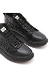 Valmenti Erkek Siyah Deri & Tekstil Casual Bot 381 16360 ERK BOT SK22/23