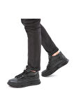 Valmenti Erkek Siyah Deri & Tekstil Casual Bot 381 16360 ERK BOT SK22/23