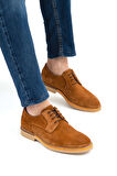 Tamer Tanca Erkek Hakiki Deri Kahverengi Casual Ayakkabı 383 5194 ERK AYK SK22/23 TUTUN SUET