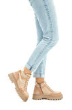 Tamer Tanca Kadın Vegan Camel Casual Bot 937 22511-13 BN BOT SK22/23 CML SUET/CML TBN