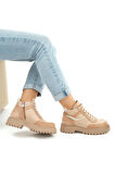 Tamer Tanca Kadın Vegan Camel Casual Bot 937 22511-13 BN BOT SK22/23 CML SUET/CML TBN