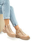 Tamer Tanca Kadın Vegan Camel Casual Bot 937 22511-13 BN BOT SK22/23 CML SUET/CML TBN