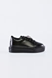 Valmenti Nicolina Kadın Siyah Vegan Sneakers & Spor Ayakkabı 804 9509 BN AYK Y23