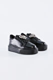 Valmenti Nicolina Kadın Siyah Vegan Sneakers & Spor Ayakkabı 804 9509 BN AYK Y23
