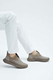 Tamer Tanca Erkek Hakiki Deri Vizon Sneakers & Spor Ayakkabı 381 17469 ERK AYK Y23 VIZON