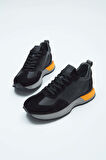 Tamer Tanca Erkek Hakiki Deri Siyah Sneakers & Spor Ayakkabı 839 4772 ERK AYK Y23 SIYAH