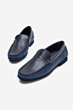 Valmenti Butte Erkek NAVY Hakiki Deri Casual Ayakkabı 480 35220 ERK AYK Y23