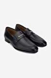 VALENTINO Erkek Hakiki Deri Siyah Loafer Ayakkabı 667 20171 ERK AYK Y23 BLACK LEATHER