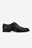 VALENTINO Erkek Hakiki Deri Siyah Klasik Ayakkabı 667 16203 ERK AYK Y23 BLACK