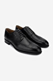 VALENTINO Erkek Hakiki Deri Siyah Klasik Ayakkabı 667 16203 ERK AYK Y23 BLACK