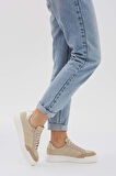 Tamer Tanca Kadın Hakiki Deri Bej Sneakers & Spor Ayakkabı 957 35122 BN AYK Y23 BEJ KMBN