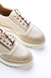 Valmenti İrene Kadın Bej Hakiki Deri Sneakers & Spor Ayakkabı 935 1820-4 BN AYK Y23
