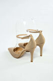 Tamer Tanca Kadın Vegan Bej Topuklu Ayakkabı 932 7454 BN AYK Y23 BEJ DIOR