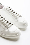Valmenti Cinzia Kadın Beyaz\Yeşil Hakiki Deri Sneakers & Spor Ayakkabı 957 39683 BN AYK Y23