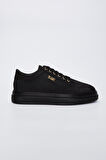 Valmenti Nathan Erkek Siyah Nubuk Hakiki Deri Sneakers & Spor Ayakkabı 352 18305 ERK AYK Y23