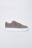 Valmenti Nathan Erkek Gri Nubuk Hakiki Deri Sneakers & Spor Ayakkabı 352 18305 ERK AYK Y23